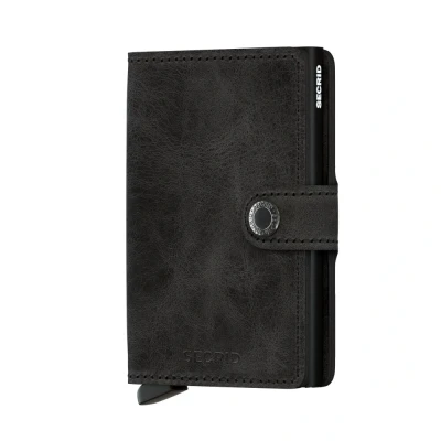 Image of Secrid Vintage Mini Wallet Black MV Black, Black/White, One Size