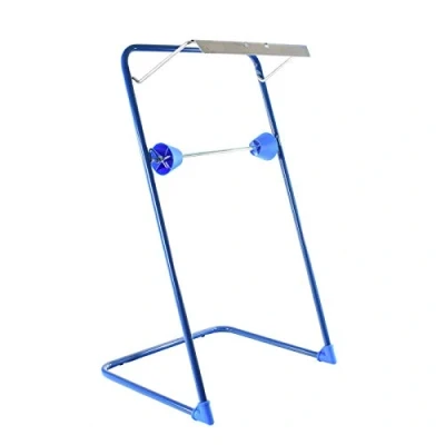 Image of SemyTop ST 88521 Cleaning Roll Dispenser Floor Stand, Metal, Blue