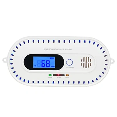 Image of YZIF 10 Years life sensor Carbon Monoxide Alarm Detector, LCD Digital Display CO Detector with Lithium Battery Operated to conforms EN50291 Standard