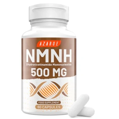 Image of High Potency NAD Supplement Alternative, 500mg per Serving, Advanced NAD+ Booster, 60 Capsules Bottle (60 Count (Pack of 1))