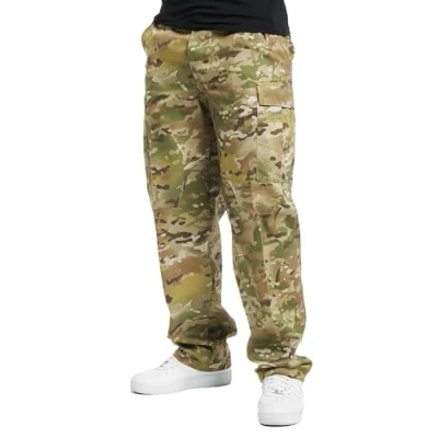 Image of Brandit HIGH NECK Sweatshirt, Men&#039;s, Size: Medium, Tactical camo