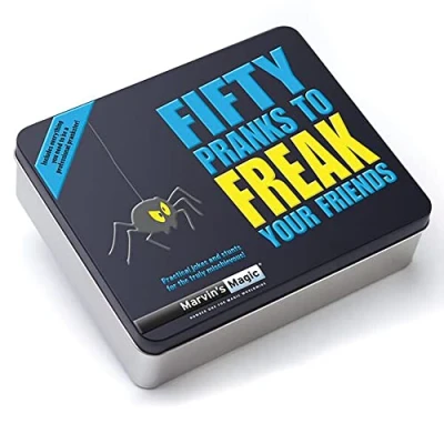 Image of Marvin&#039;s Magic Fifty Pranks To Freak Your Friends Prank Set For Kids 8 Years + 50 &amp; Props Included Hardback Instruction Book Difficulty: Easy