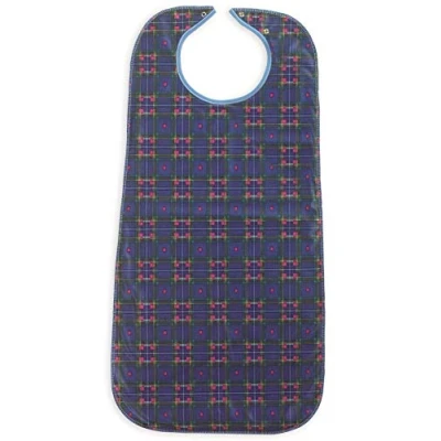 Image of ComfortCare Adult Bib/Clothing Protector Blue Stuart (PACK of 3)
