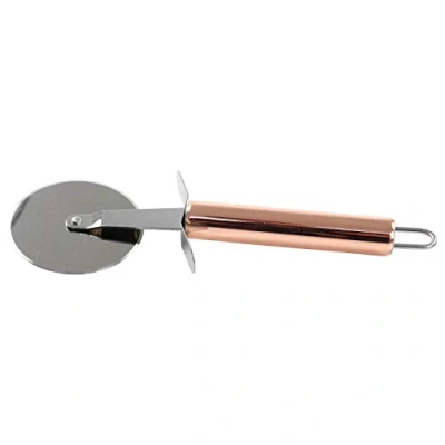 Image of Apollo T7063 SS Copper Pizza Wheel, Stainless Steel, Multicoloured, 10 x 25 18 cm