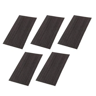 Image of Perfeclan Handmade Classic head of guitar Veneer Headstock Material Tool Parts Accessory, Black Wood