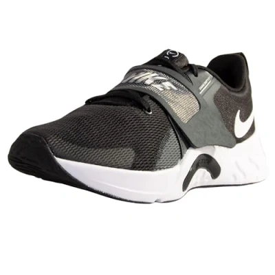 Image of NIKE Men&#039;s M Renew Retaliation 4 Sneaker, Black White Dk Smoke Grey, 11 UK