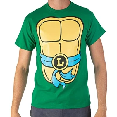 Image of Teenage Mutant Ninja Turtles TMNT Mens Costume T Shirt blue Large