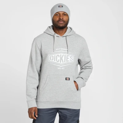 Image of Dickies Workwear Rockfield Hoodie, Size: Large, Grey melange