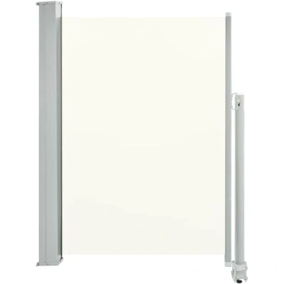 Image of vidaXL Patio Retractable Side Awning 100 x 300 cm Cream