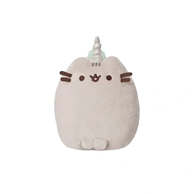 Image of AURORA Pusheenicorn Sitting Small, Eco friendly soft toy, Grey