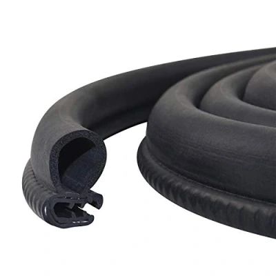 Image of Car Door Rubber Seal Strip Trim with Side Bulb for Cars, Boats, RVs, Trucks, and Home Applications, Weather Striping (10Ft)