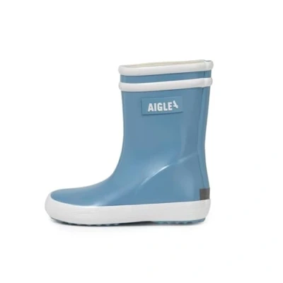 Image of Aigle Boy&#039;s Unisex Kids Baby FLAC 2 Rain Boot, BLEU CIEL, 4.5 UK