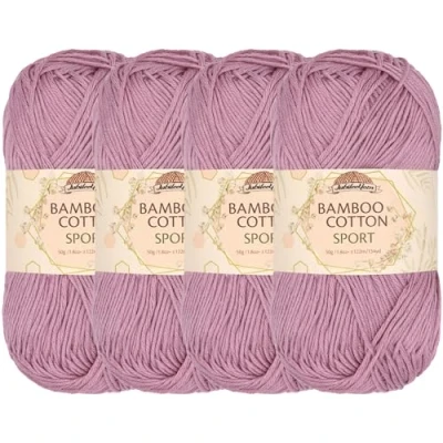 Image of JubileeYarn Bamboo Cotton Sport 4 Ply Yarn 50g/Skein Candy Skeins