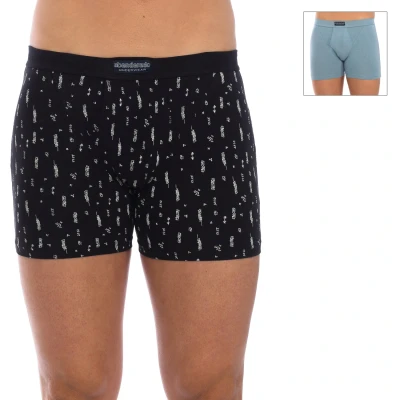 Image of Abanderado Mens Pack 2 Sensitive Essential Boxers A5398 men Multicolour Viscose Size Medium