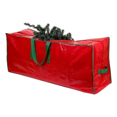 Image of Aspect Christmas Tree Storage Bag for 8ft Trees, Garlands, Decorations Sturdy Dual Zipper Premium Quality Heavy Duty Waterproof with Carry Handles Ideal Xmas Trees