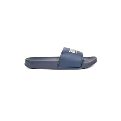 Image of GORILLA WEAR Men&#039;s Pasco Slides Flat Sandal, Dark Blue, 7 UK