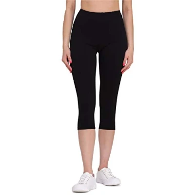 Image of Bellivalini Women&#039;s Leggings 3/4 BLV50 148 (Black, M)