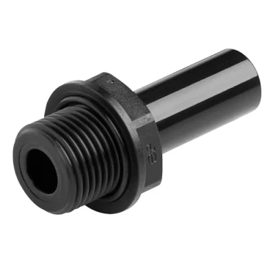 Image of Metric John Guest, Speedfit Stem Adaptor 12mm OD x 1/2&quot; Thread