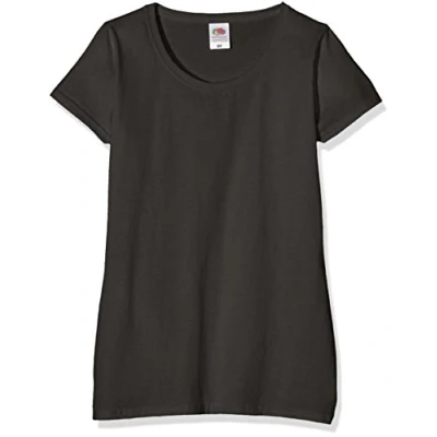 Image of Fruit of the Loom Women&#039;s Valueweight Short Sleeve T Shirt, Light Graphite, 18 (Manufacturer Size:XX Large)
