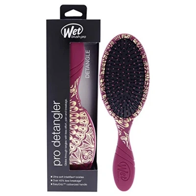 Image of Wet Brush Pro Detangler Pink Mehndi By For Unisex 1 Pc Hair
