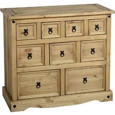 Image of Seconique Corona Merchant Chest in Distressed Waxed Pine