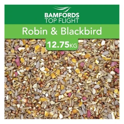 Image of Bamfords Robin &amp; Blackbird Wild Bird Food Wheat Free 12.75kg