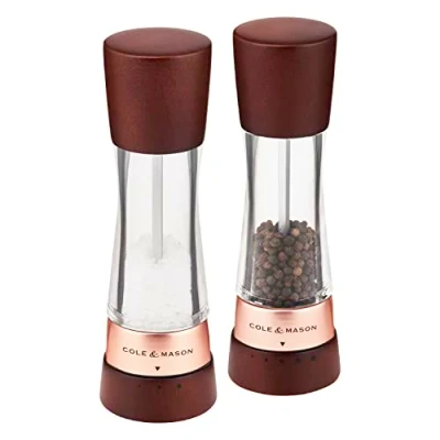 Image of Cole &amp; Mason Derwent Chestnut Rose Gold 190mm Gift Set