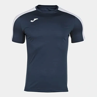 Image of Joma Academy Kids Short Sleeve Game T Shirt Navy, White