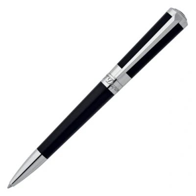Image of S.T. Dupont Liberte Lacquer and Palladium Ballpoint Pen Black