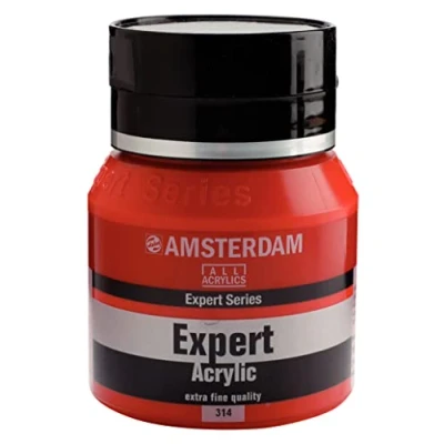 Image of Amsterdam Expert Artists Acrylic Paint 400ml Cadmium red medium