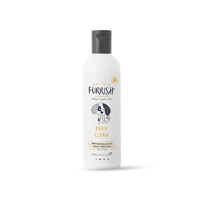 Image of Furrish Deep Clean Shampoo Refreshing and Revitalizing Dog Grooming Formula Removes Dirt Odour Gentle Effective Cleansing 300ml