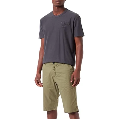 Image of TOM TAILOR Men&#039;s 1031444 Bermuda Shorts, 29003 Olive Branch Green, 32