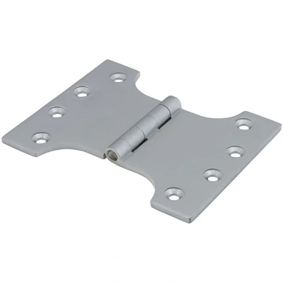 Image of 2x TIMCO Parliament Hinge (488) Solid Brass Satin Chrome 234500