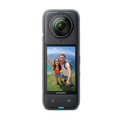 Image of Insta360 X4 8K Waterproof 360 Action Camera, 4K Wide Angle Video, Invisible Selfie Stick Effect, Removable Lens Guards, 135 Min Battery Life, AI Editing, Stabilization, for Sports, Travel, Outdoor