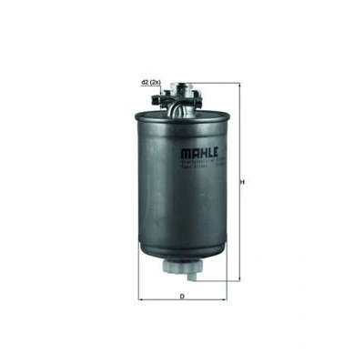 Image of AK14DB Fuel Filter MAHLE ORIGINAL KL 180 In Line 8mm 8,0mm FORD: Galaxy Mk1 MPV