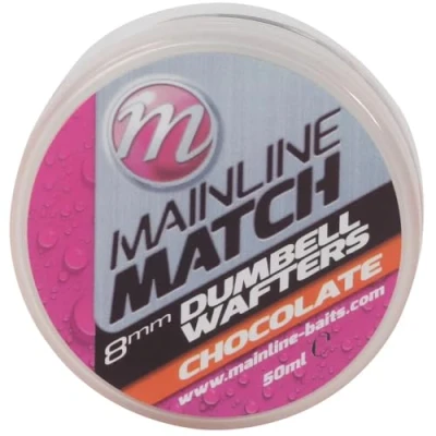 Image of Mainline Match Dumbell Wafters Chocolate (8mm)