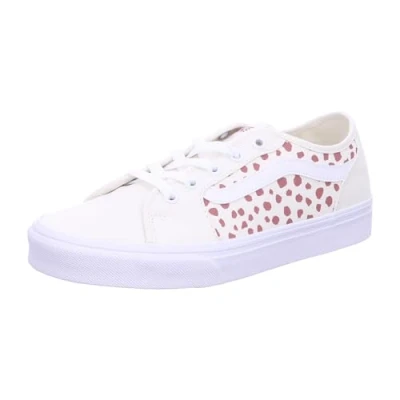 Image of Vans Women&#039;s Filmore Decon Sneaker, Dots Withered Rose, 2.5 UK