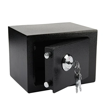 Image of Youyijia Safe 23x17x17cm Box Small Safety with Accessories and 3 Keys Lock Security Cash Storage Home Mini for Office