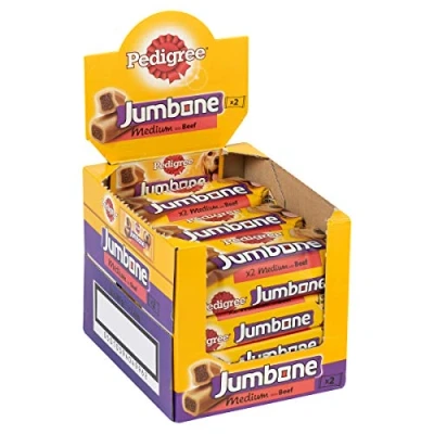 Image of Pedigree Jumbone Dog Treats, Beef, 180 grams x 12