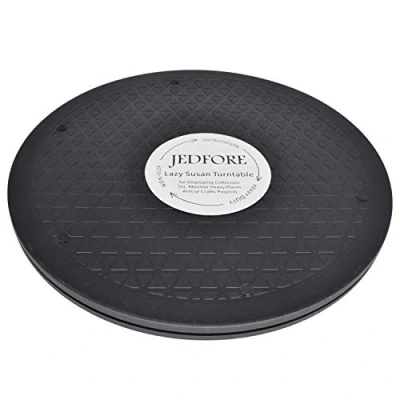 Image of Multi use Heavy Duty 360 Rotating Swivel Stand Turntable with Steel Ball Bearings for Big Screen TV Computer Monitor Lazy Susan (12 Inches)