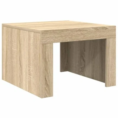 Image of vidaXL Coffee Table Sonoma Oak Engineered Wood Couch End Sofa Accent