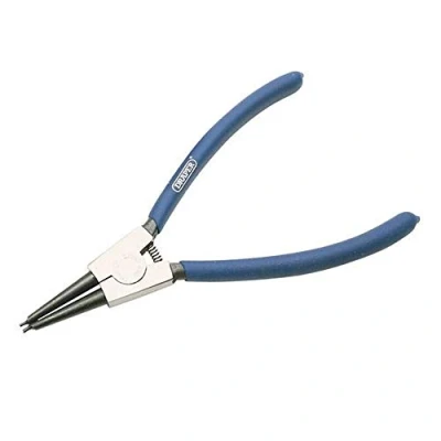 Image of Draper Straight Tip External Circlip Pliers, 180mm