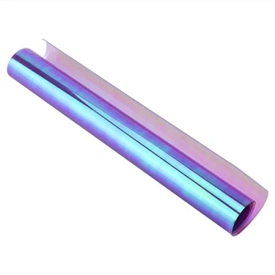 Image of Car Headlight Sticker, Self Adhesive Shiny Chameleon Headlights Tail Lights Fog Films,Film Sheet Sticker,Tint Vinyl Film(30 * 60CM Purple)