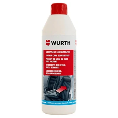 Image of leather care product, solvent free, 500 ml, gentle cleaning and intensive of smooth leather, such as equipment in the car sector, shoes, clothing, bags, furniture, etc.