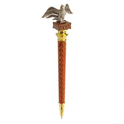 Image of The Noble Collection Fantastic Beasts Thunderbird Pen 8in (21cm) Mini Sculpture atop Ballpoint Officially Licensed Film Set Movie Prop Stationery Gifts