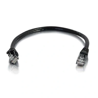 Image of C2G 83179 0.3m Cat5e Booted Unshielded (UTP) Network Patch Cable Black