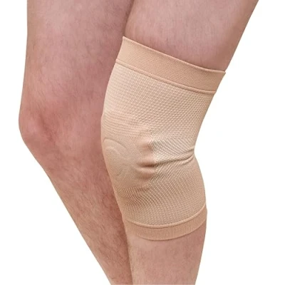 Image of Express Orthopaedic® Medically Approved Protective Gel Pad Knee Sleeve for Dancers, Yoga, Support/Protection, Mild Instability/Trauma Supplied to UK Hospitals (L/XL (Knee Circ. 36 &amp; Above))