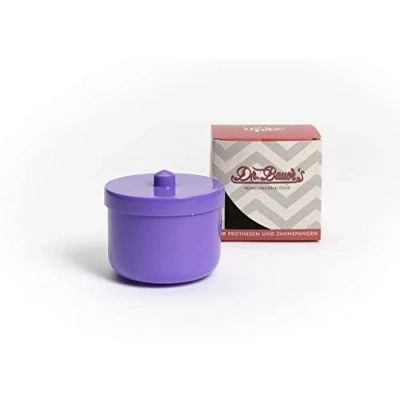 Image of Dr. Bauer&#039;s cleaning bath can with rinse aid insert, denture box or socket braces