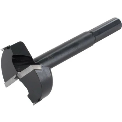 Image of FAMAG 75MM Carbide Tipped TCT Cylinder Boring Forstner Bit, Long Version OAL140MM, 1661075