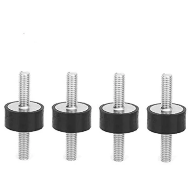 Image of Rubber Mounts, 4pcs M6 Male Anti Vibration Silentblock Car Boat Bobbins, for Air Compressors, Diesel Engines, Gasoline Water Pumps(VV20*10 M6*18)